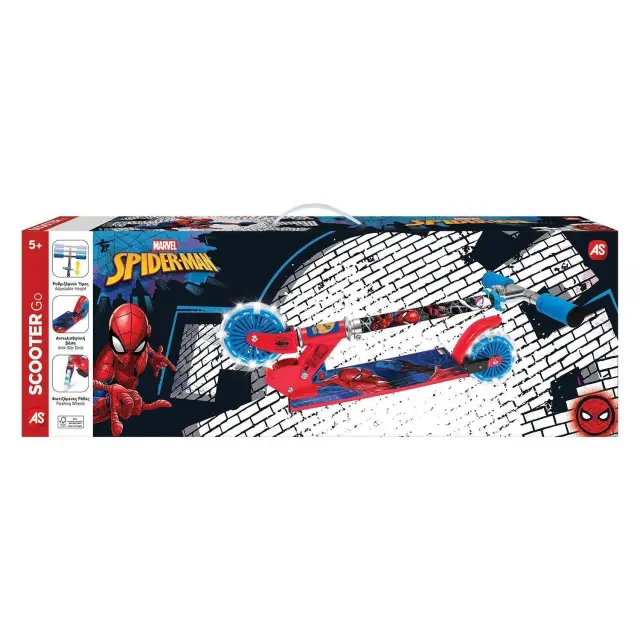Πατίνι Marvel Spiderman με Φωτιζόμενες Ρόδες 5+ (5004-50278) 2