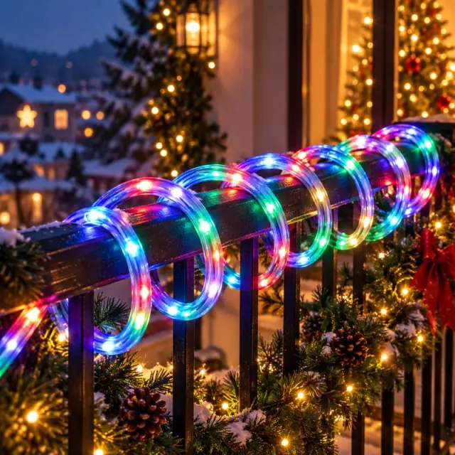 Φωτοσωλήνας LED RGB 20m με Εφέ Φωτισμού – RGB LED Rope Light 082383 2