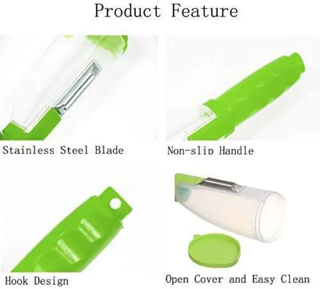 Easy Peeling αποφλοιωτής/καθαριστής φρούτων & λαχανικών με δοχείο συλλογής 3