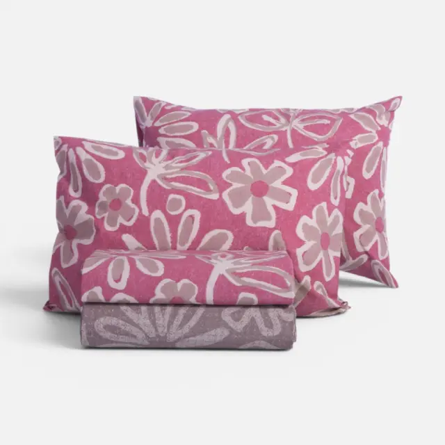 Σετ Σεντόνια Βαμβακερά Μονά με Λάστιχο Harmony Nef Nef Homeware, 100% ΒΑΜΒΑΚΙ - BORDO (040820)