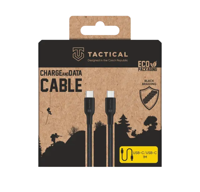 Tactical Stitch Thread Cable USB-C/USB-C 1m Black 2