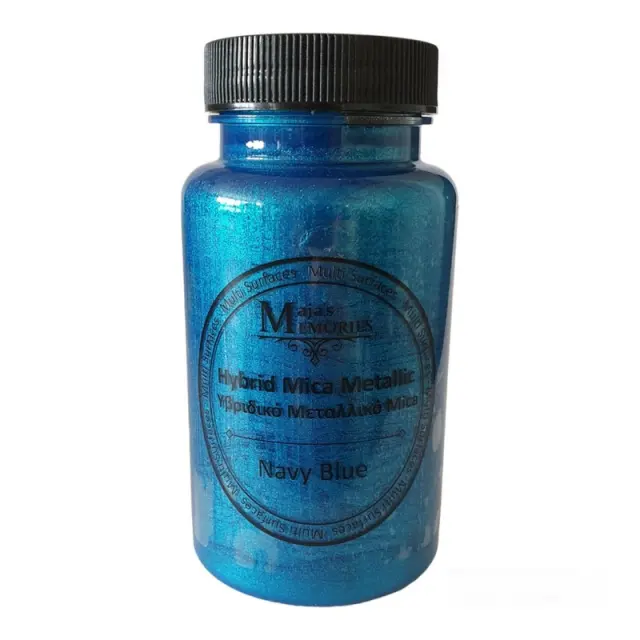Υβριδικό Μεταλλικό Mica 120ml, Navy Blue