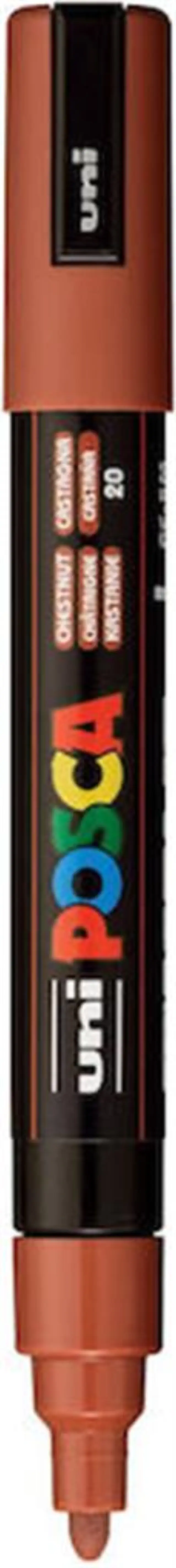 Μαρκαδόρος Posca Uni Μεσαίο Chestnut 2.5mm / PC-5M-Chestnut (Uni)