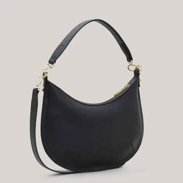 Tommy Hilfiger - Γυναικεία Τσάντα Ώμου Th Chic Shoulder Bag AW0AW16687-BDS Μαύρο 2