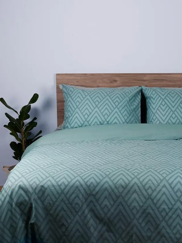 Σετ Σεντόνια Cotton Feelings 2036 Aqua King Size (260x270) Sunshine