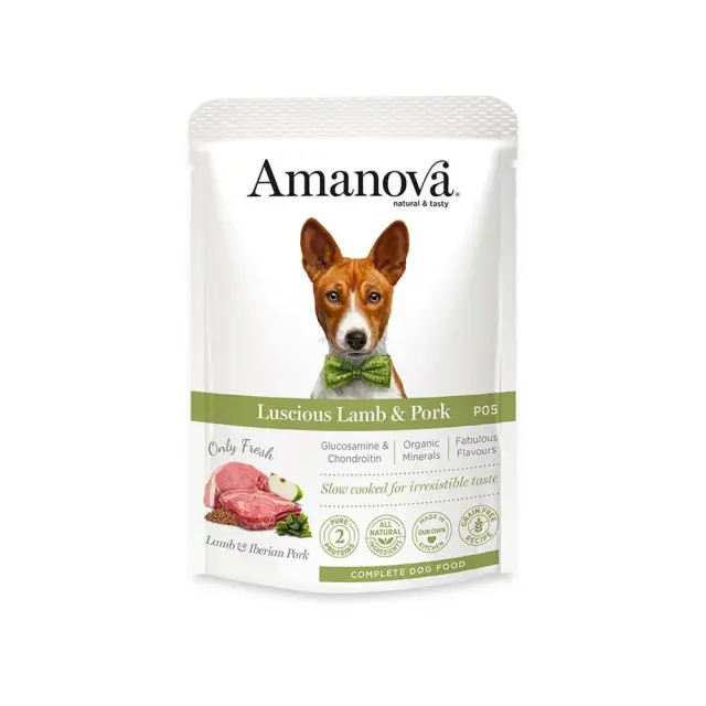 Amanova Grain Free Adult Dog Luscious Lamb & Pork Φακελάκι 100gr Μονόχρωμο