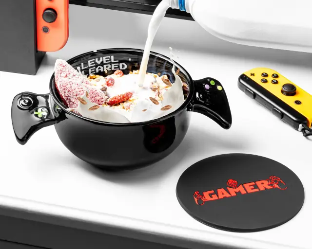 Gamer Snack Bowl με Αντιολισθητικό Silicone Coaster 2
