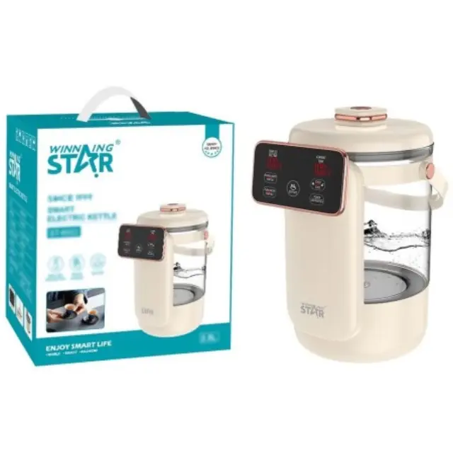 Βραστήρας Winning Star St-6033 με οθόνη - 2,5 λίτρα - Μπεζ 2