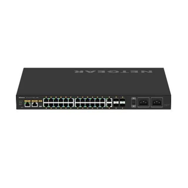Netgear Managed Switch AV M4250-26G4F-PoE++ 24port Gigabit 4port SFP Black (GSM4230UP-100EUS)