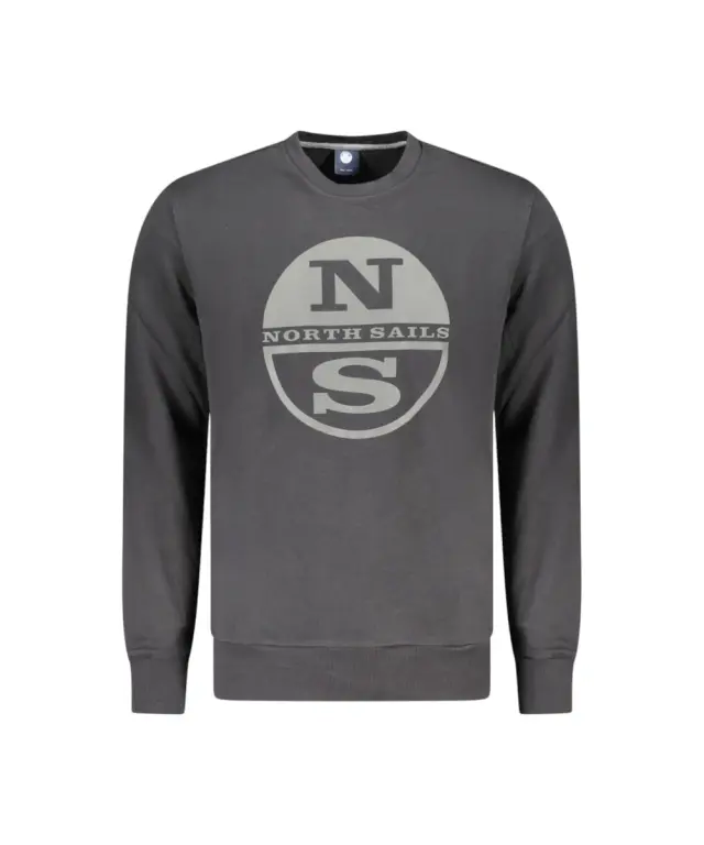 North Sails - Ανδρικό Φούτερ Hoodie Regular Fit 993023-000-0999 Μαύρο