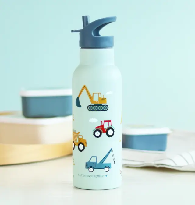 A Little Lovely Company Ανοξείδωτο Παγούρι Θερμός 500ml – Vehicles DBSXVE72 3
