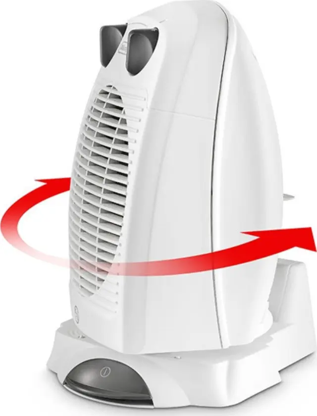 De’Longhi HVA3220B Αερόθερμο Μπάνιου 2000W με Θερμοστάτη & IP21 Λευκό 3