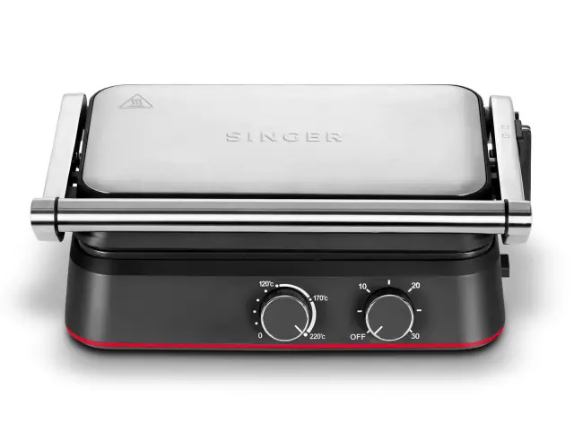 Τοστιέρα Singer Classic SM 1330IN με ισχύ 1500W και χωρητικότητα 2 τοστ - InoxSM 1330IN