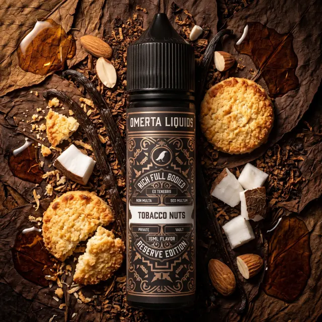 Reserve Tobacco Nuts 15ml (60ml) - Omerta Flavorshots 2