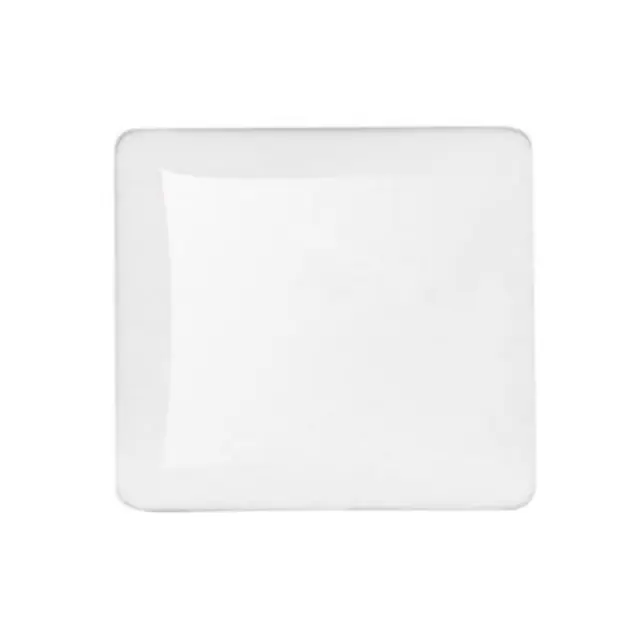 Γυάλινο Διάφανο Καμπουσόν Τετράγωνο - 20x20mm - 6τεμ