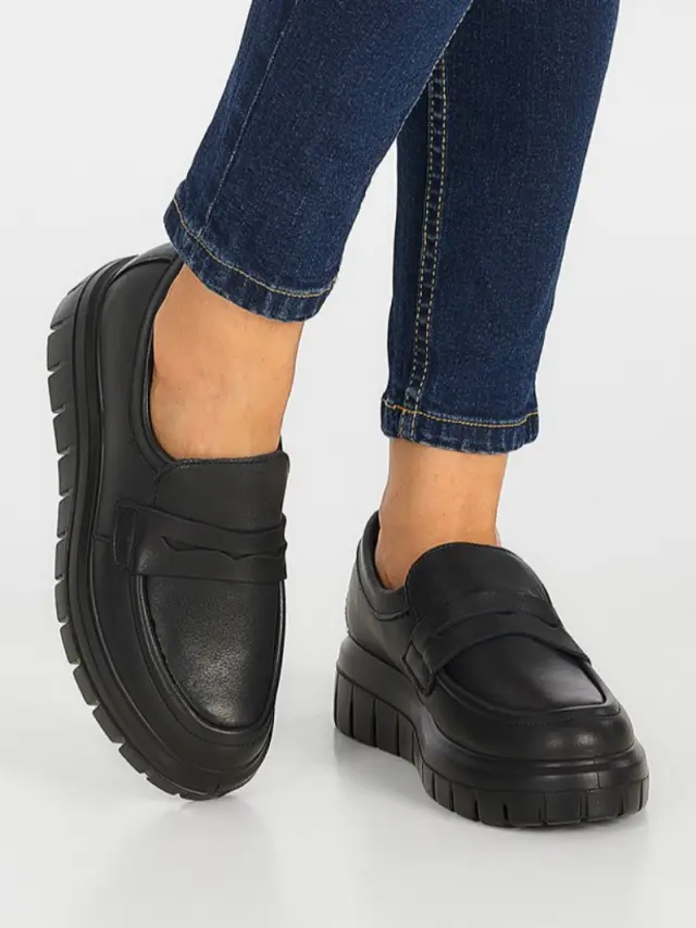 Gabor Μοκασίνια-Loafers Γυναικείο δέρμα Μαύρο GAB/55300 27-BLACK 2