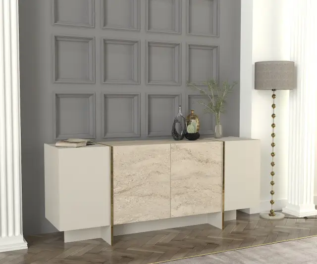 Μπουφές Τραβερτίνη / Sandstone ROSANE 3
