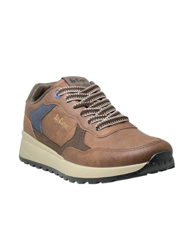 Lee Cooper - Ανδρικά Sneakers Liverpool LCM628110-COGNAC Ταμπά 2