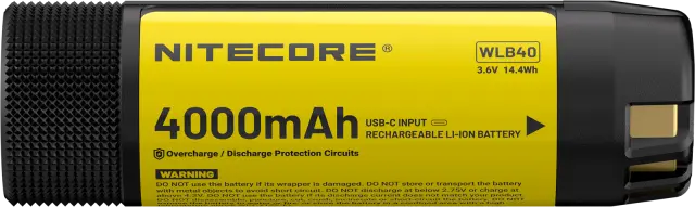 Επαναφορτιζόμενη Μπαταρία NiteCore WLB40 4000mAh (9060110894)