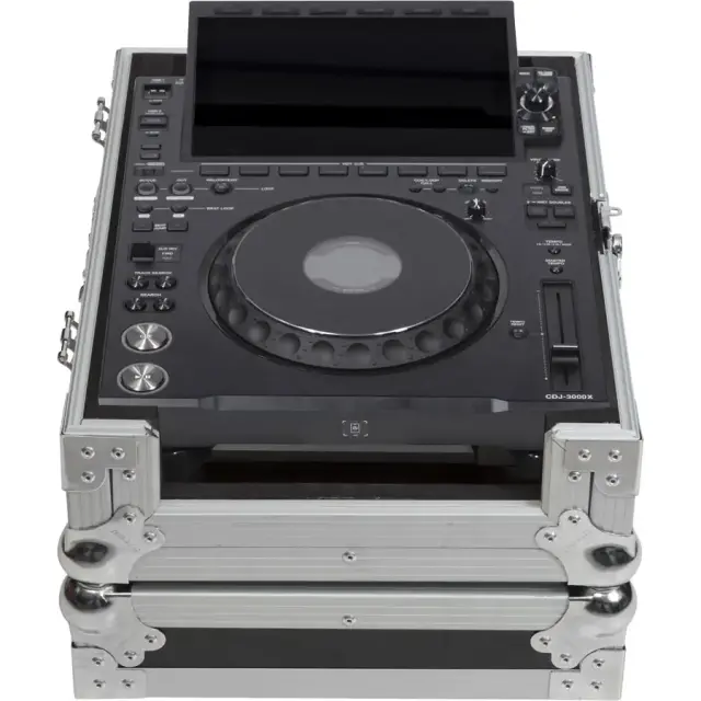 WALKASSE WM-12MPLUSMK2 Flight Case Multi format CDJ/MIXER 12" PLUS MK2 Silver.