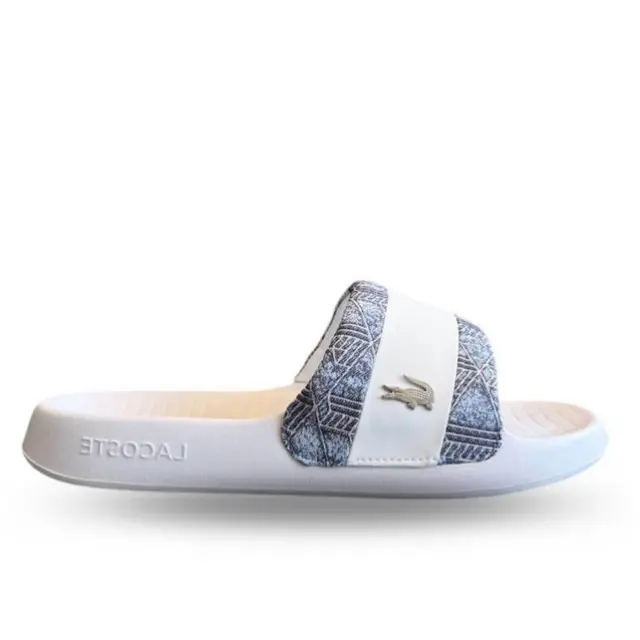 Ανδρικές Παντόφλες Slide Lacoste 751CMA0028080 Λευκές Άσπρο - 40,5