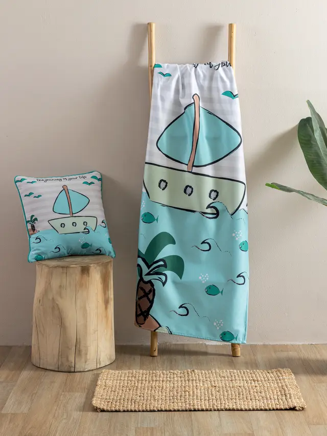 Πετσέτα θαλάσσης CM102 50% Cotton - 50% Microfiber 70x140cm Palamaiki 9-108034-003
