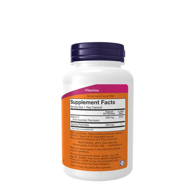 Now Foods Ascorbyl Palmitate 500 mg 2