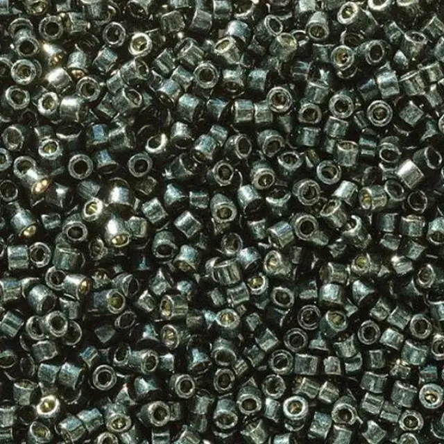 Χάντρα Miyuki Delica 11/0 - DB2507 - Duracoat Galvanized Black Moss ~7gr