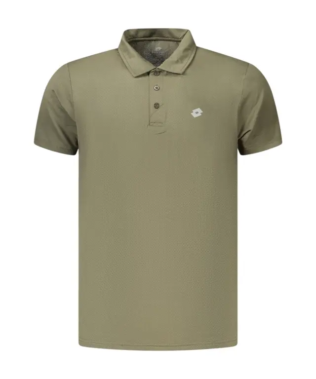 Lotto - Ανδρικό Κοντομάνικο Polo Athletic Regular Fit Dry-Tech 468840-SNIPER Χακί 3