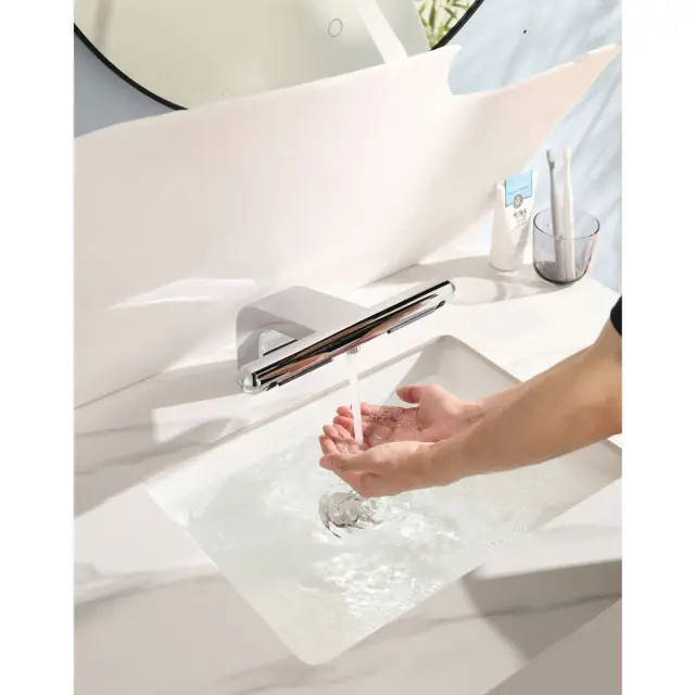 Delta Cleaning Ανοξείδωτος στεγνωτήρας χεριών με αισθητήρα 1000W Ασημί / ΣΤΒ01 3