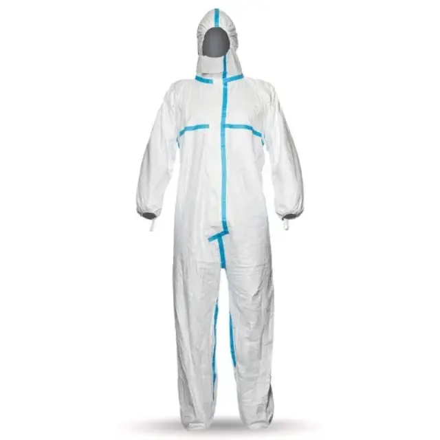 DuPont Tyvek® 600 Plus-Φόρμα Προστασίας από Χημικά Κατηγορία III - 00-White-Λευκό