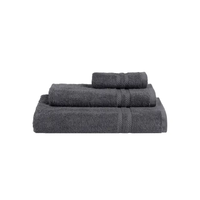 Πετσέτα Σώματος Madi Avela Anthracite 80x150
