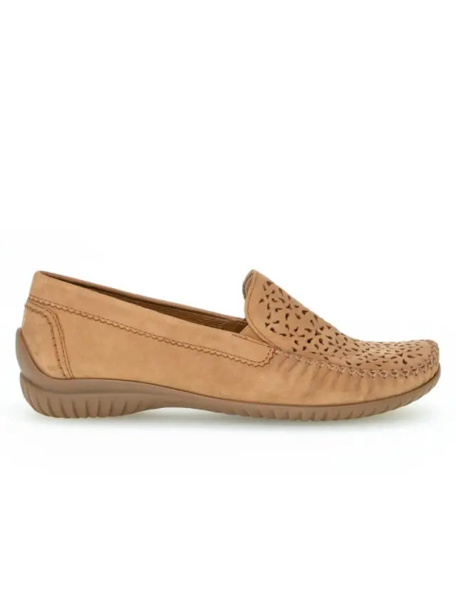 Gabor Μοκασίνια-Loafers Γυναικείο δέρμα Nubuck Καφέ GAB/46094 32-CUOIO 3