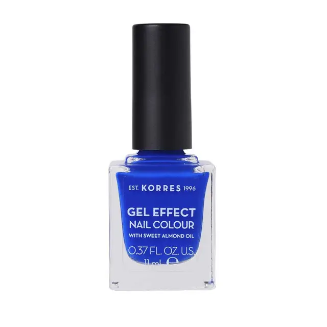 ΚΟΡΡΕΣ Βερνίκι Νυχιών Gel Effect Nail Color 86 Ocean Blue 11ml