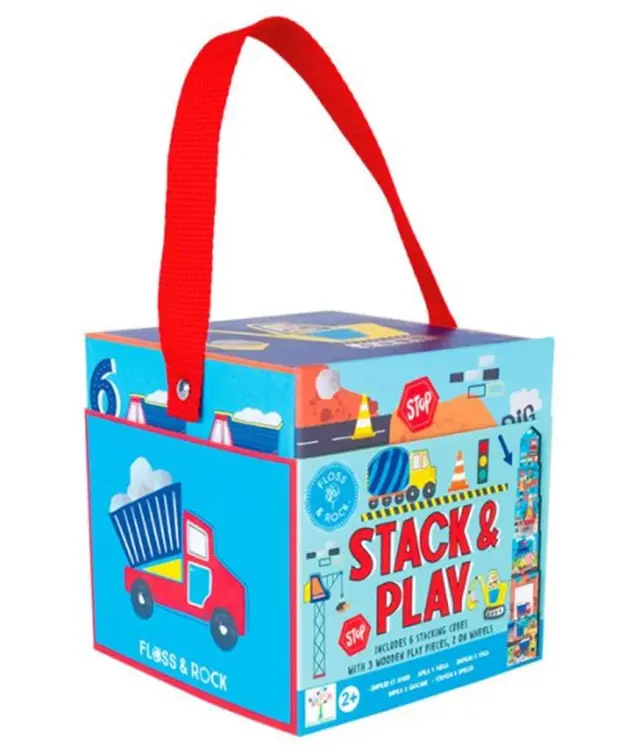 Floss & Rock Κατασκευή Construction Stacking Cubes / 49P6072 (Floss&Rock)
