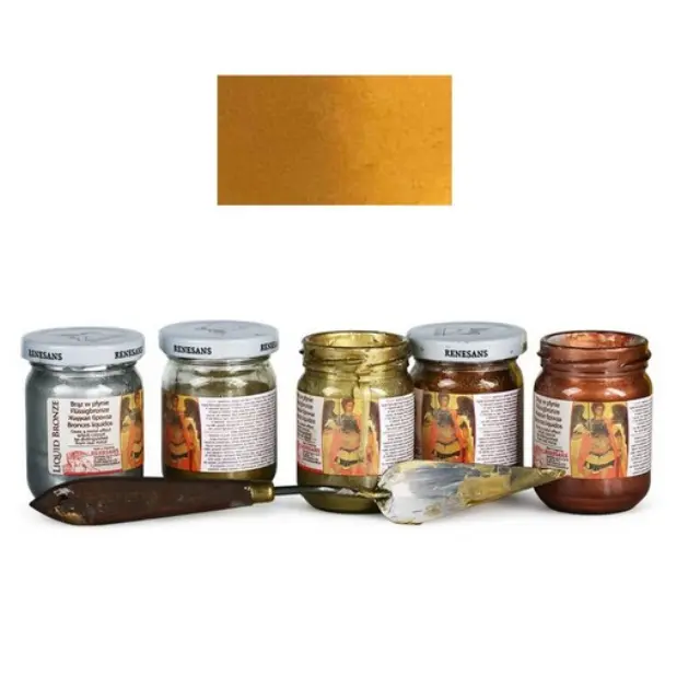 Φύλλο χρυσού Yγρό Renesans Liquid metal 100ml - Antique gold
