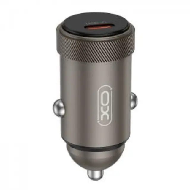 Universal φορτιστής αυτοκινήτου USB-C max.30W, σε γκρι χρώμα 2