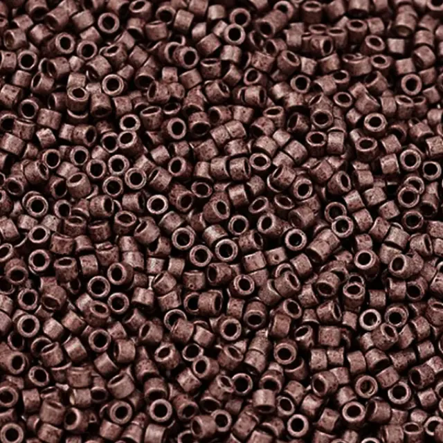 Χάντρα Miyuki Delica 11/0 - DB1842F - Duracoat Galvanized Matte Dark Cranberry ~7gr