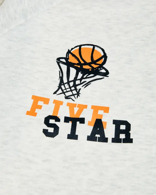 Σετ φόρμας φούτερ Five Star με τύπωμα 3