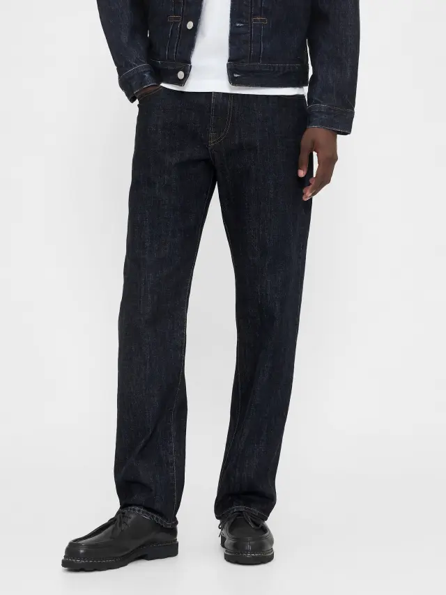 Ανδρικό Τζιν Παντελόνι Heavyweight Relaxed Straight RINSED