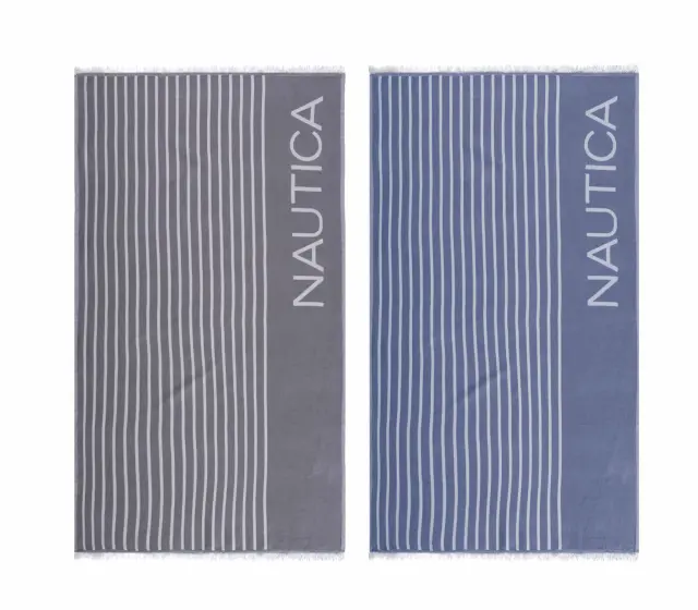 ΠΕΤΣΕΤΑ ΘΑΛΑΣΣΗΣ NAUTICA STRIPE 90X170 GREY NEF NEF 2