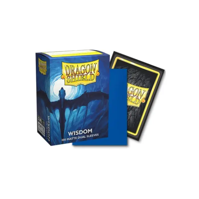 Dragon Shield Standard size Matte Dual Sleeves - Wisdom (100 Sleeves) 2