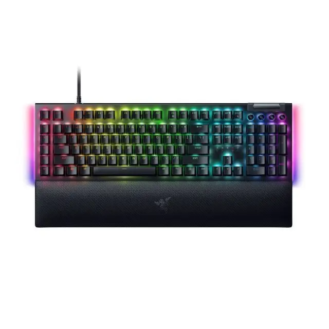 Razer Gaming Keyboard BlackWidow V4 Green Switches RGB Black (US-Layout) (RZ03-04690100-R3M1)
