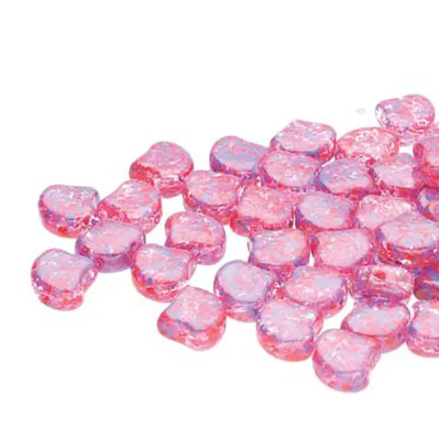 Χάντρα Matubo Ginko 7.5mm - Confetti Splash Violet Red ~10gr
