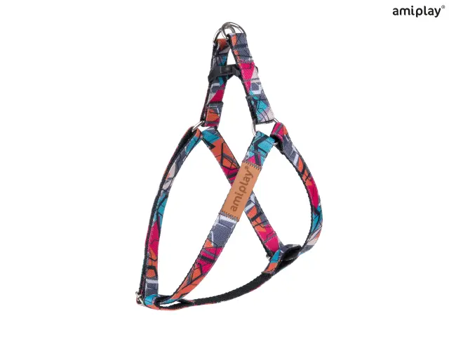 Amiplay Σαμαράκι Σκύλου Adjustable Harness - Abstraction - XLarge 2.5x50-95cm