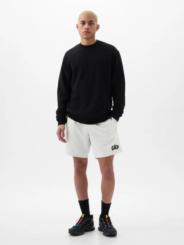 Ανδρική Gap Βερμούδα με Logo light heather gray