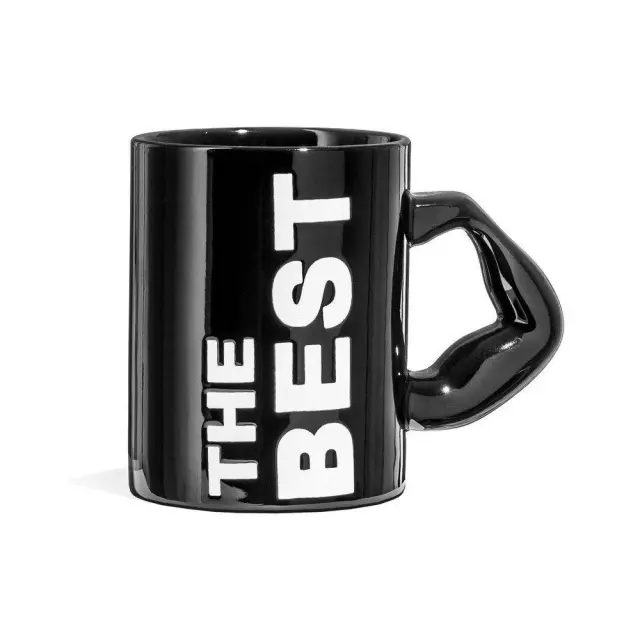 Κεραμική Κούπα "The Best" 450ml- Black OEM