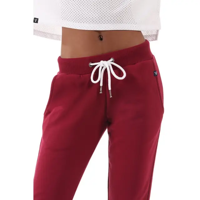 Magnetic North Rib Cuffed Pants (50021-BORDEAUX) - Μπορντό 3