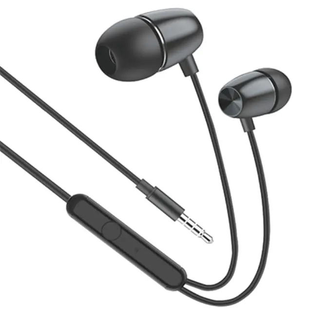 Leewello EJ-031 In-ear Handsfree με Βύσμα USB-C Μαύρο