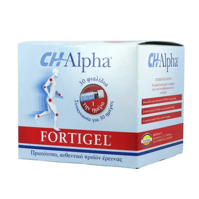 VivaPharm CH Alpha Fortigel Πόσιμο Κολλαγόνο για την Υγεία των Αρθρώσεων, 30amp x 25ml